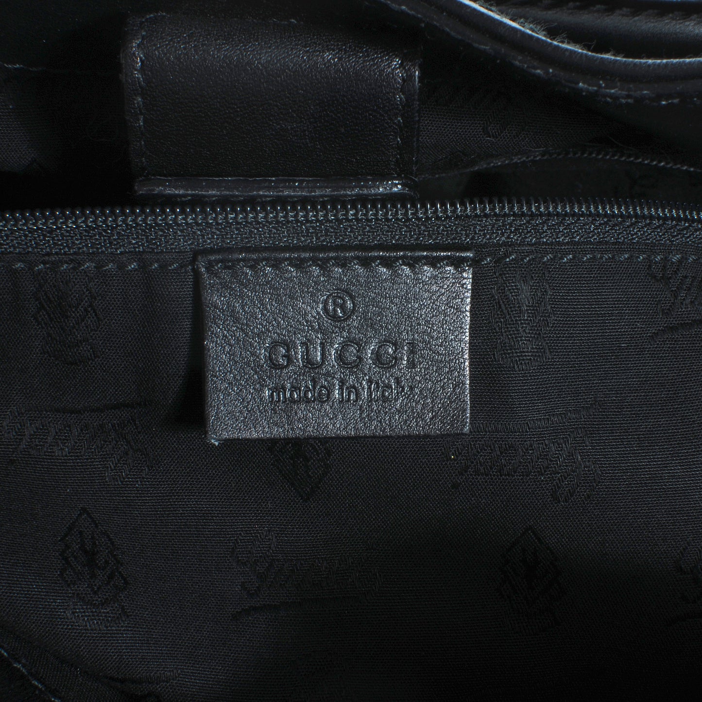 Guccissima Large Sukey Tote Black