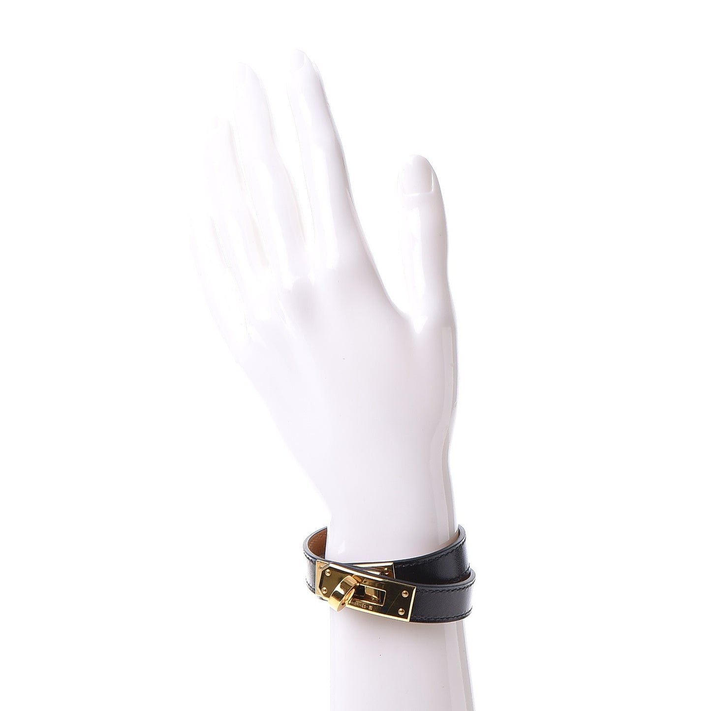 Box Kelly Double Tour Bracelet XS Black