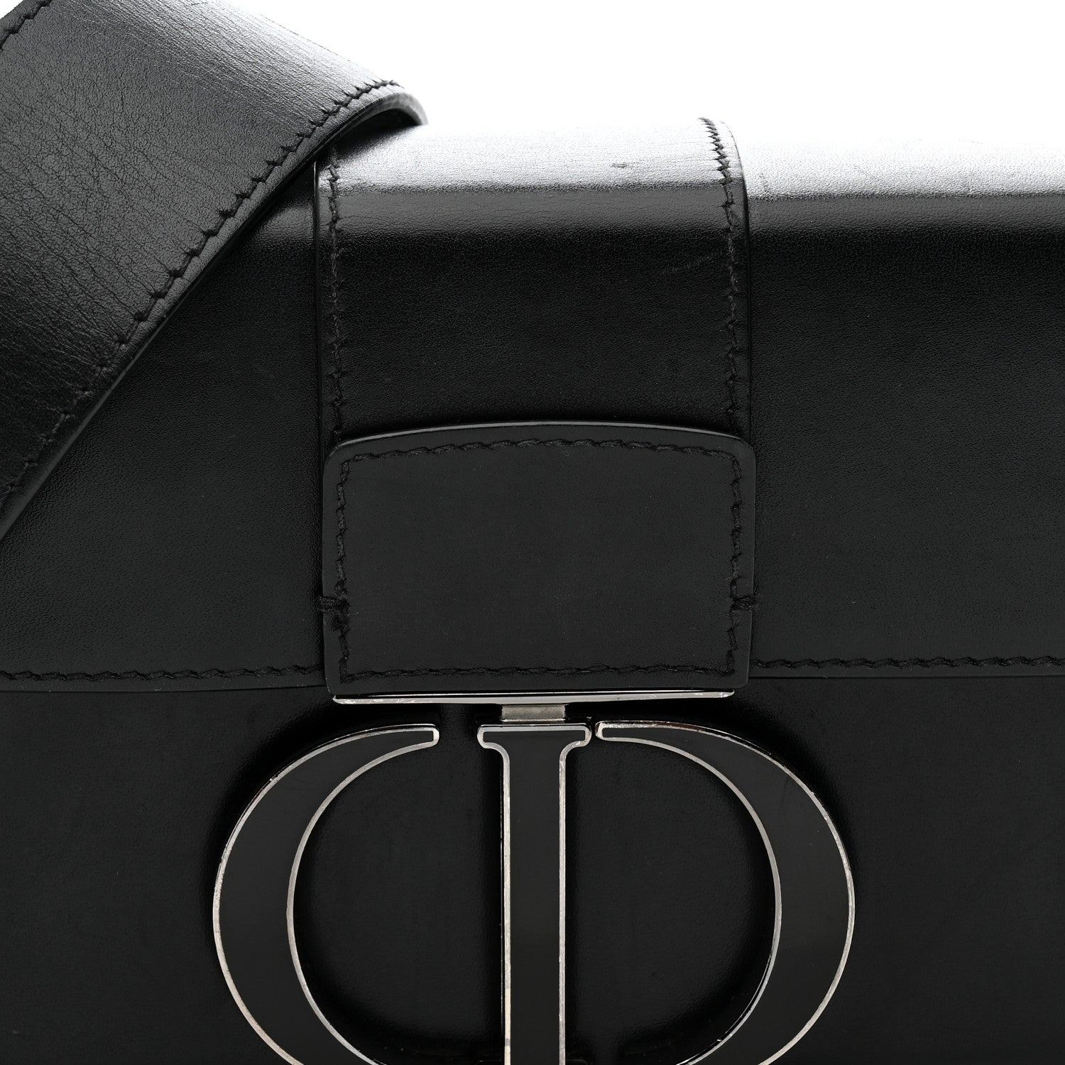 Christian Dior Box Calfskin 30 Montaigne Box Bag Black 13 of 21