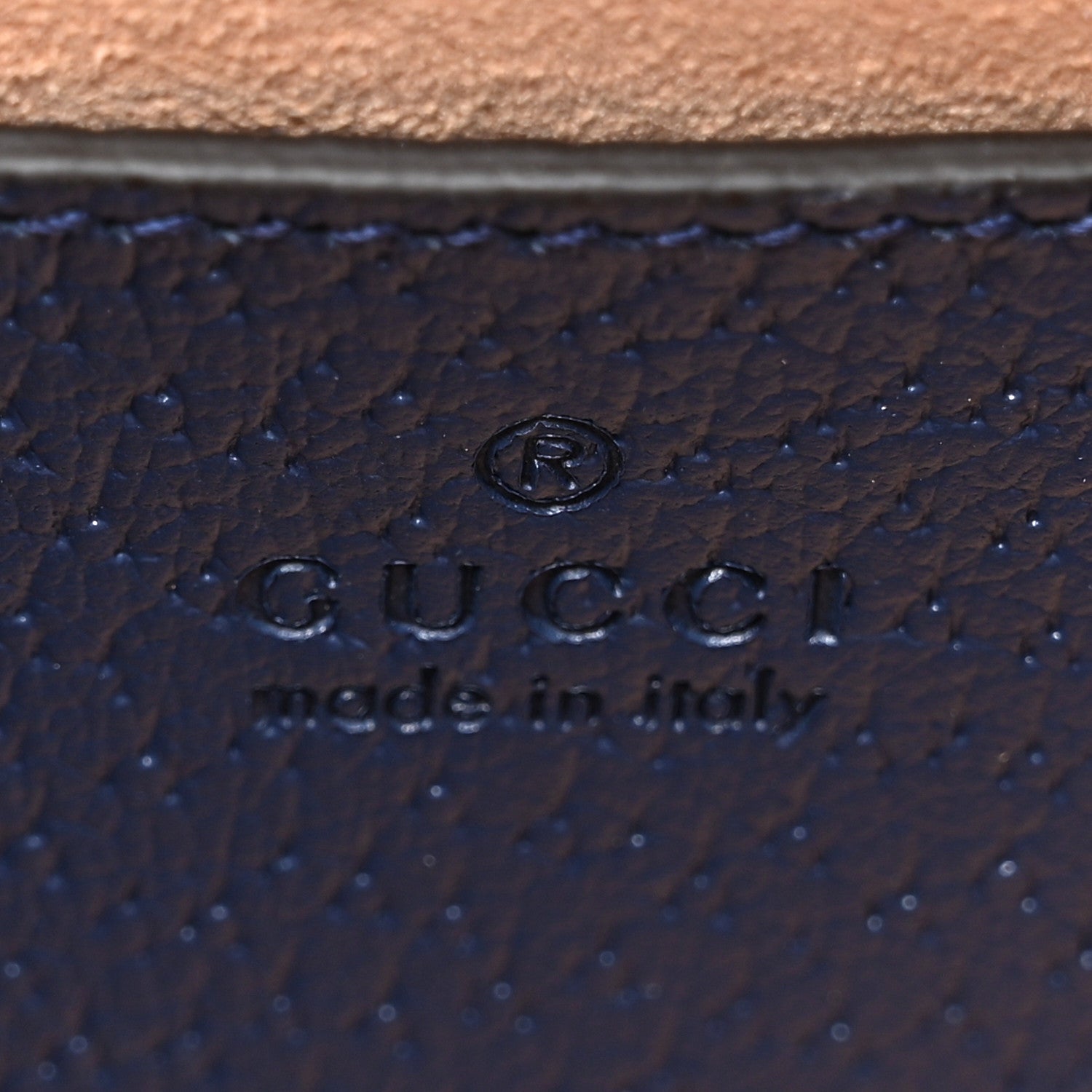 Gucci Textured Dollar Calfskin Web Mini Diana Tote Bag Royal Crop 6 of 10