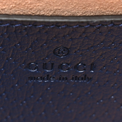 Gucci Textured Dollar Calfskin Web Mini Diana Tote Bag Royal Crop 6 of 10
