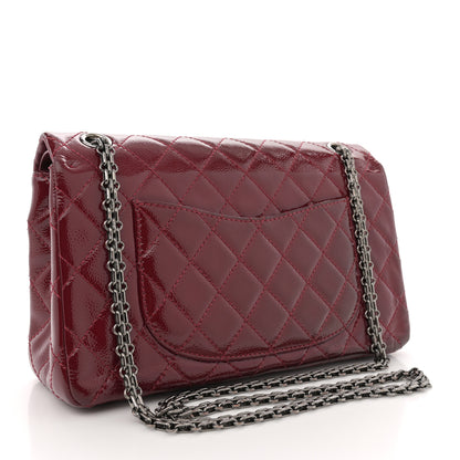 Chanel Patent Caviar Quilted 2.55 Reissue 226 Flap Burgundy 3 of 14