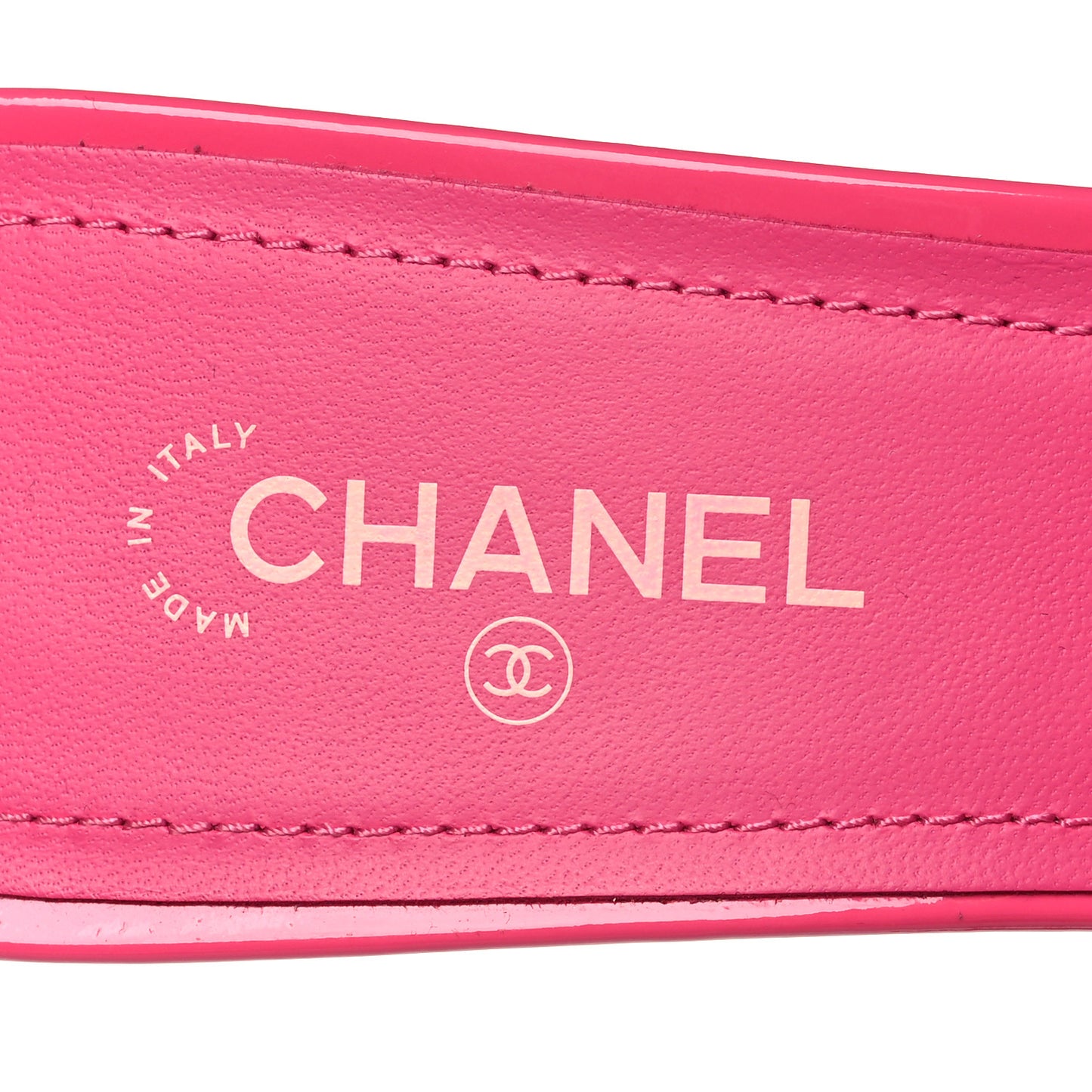 Patent CC Mules 38.5 Dark Pink Light Pink