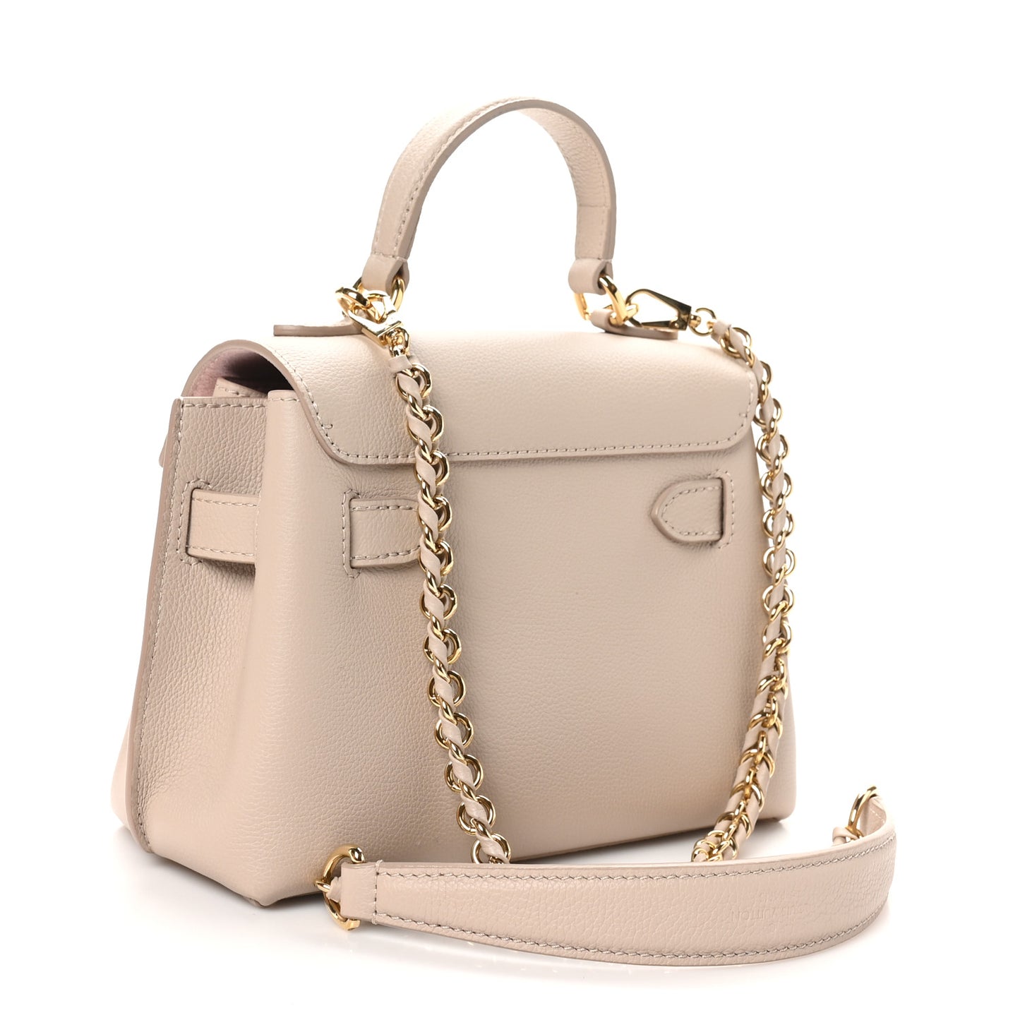 Soft Calfskin Mini Lockme Ever Greige