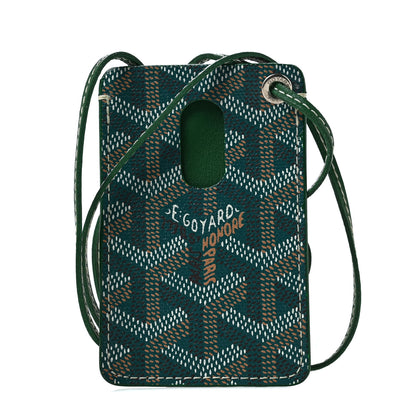 Goyard Goyardine ID Holder Lanyard Green 1 of 6
