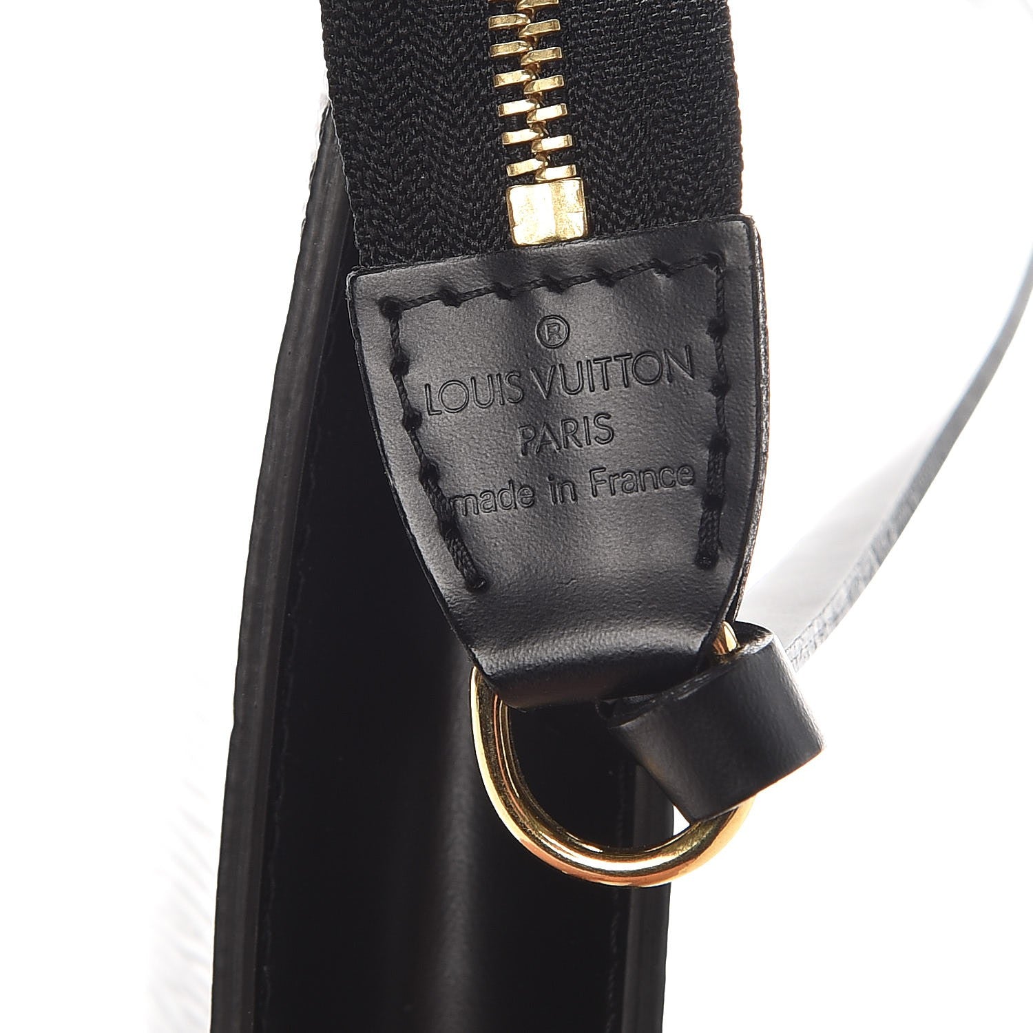 Louis Vuitton Epi Pochette Accessories 24 Black 6 of 7