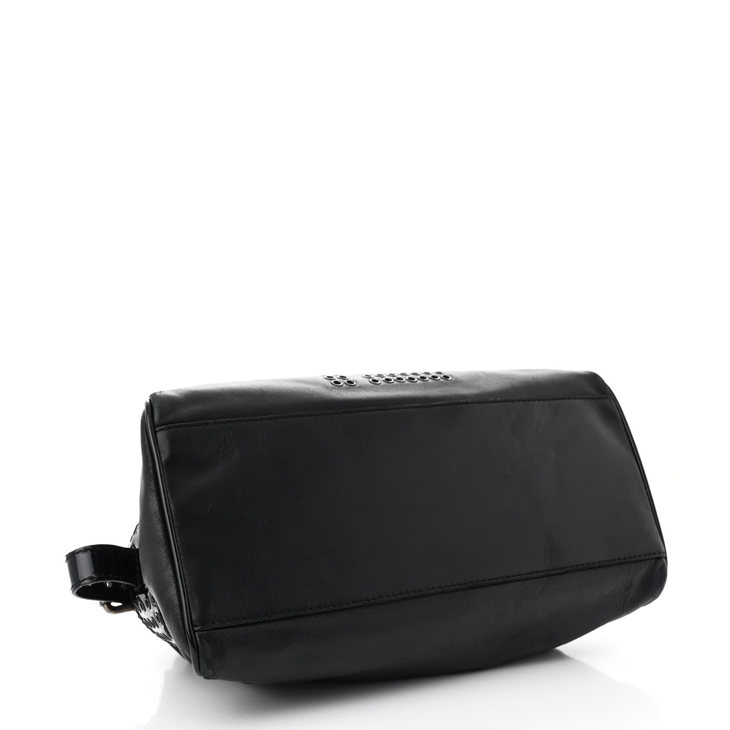 Fendi Nappa Patent Perforated Small Bag De Jour Black 4 of 10