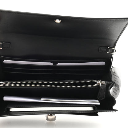 Alexander McQueen Patent Skull Wallet on Chain Black 5 of 6