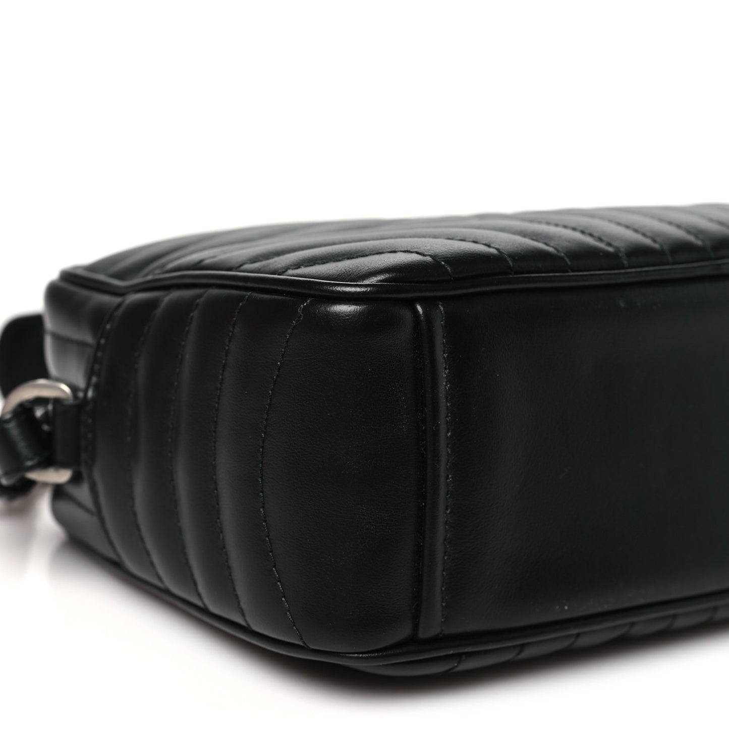 Soft Calfskin Diagramme Camera Bag Black