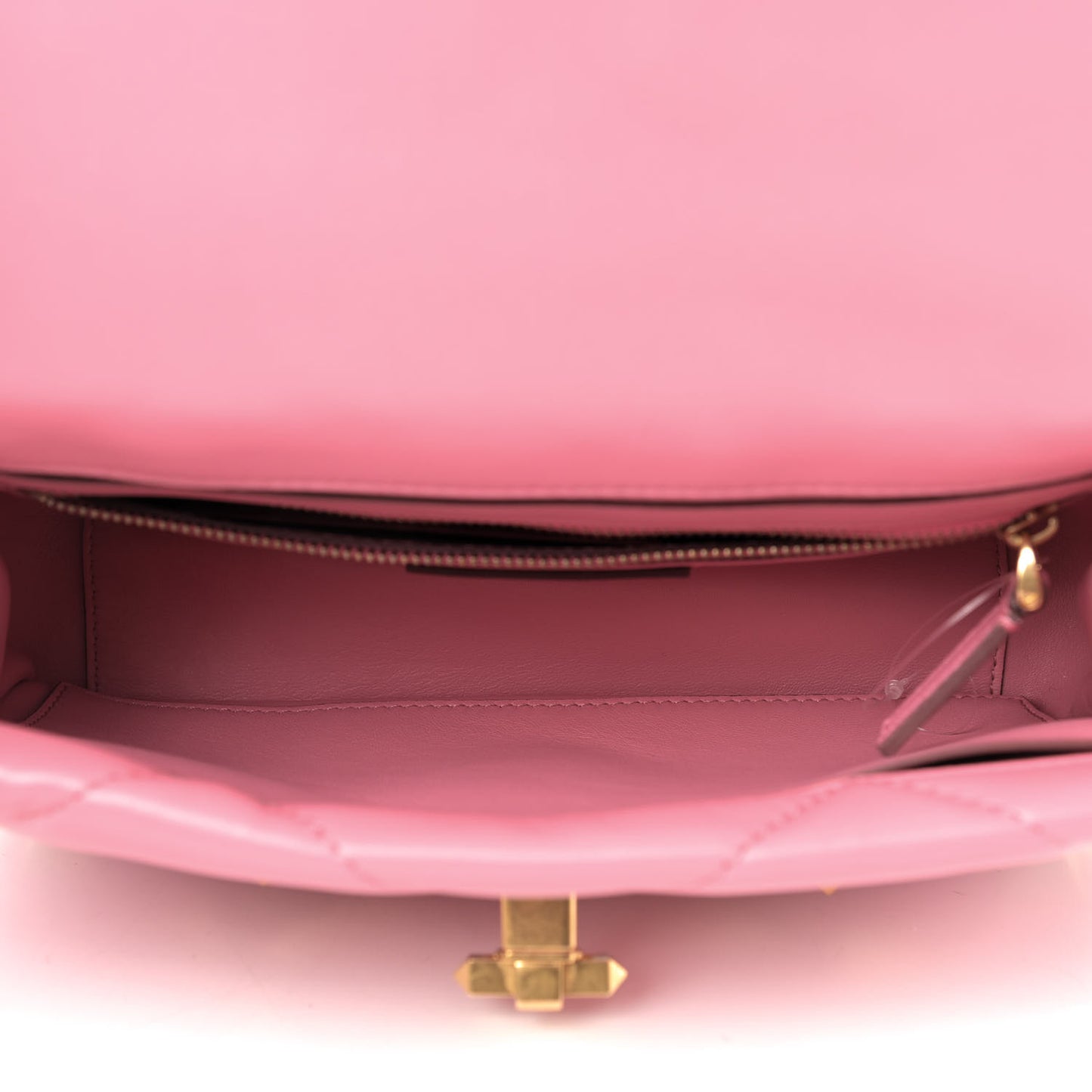 Nappa Medium Roman Stud Shoulder Bag Flamingo Pink