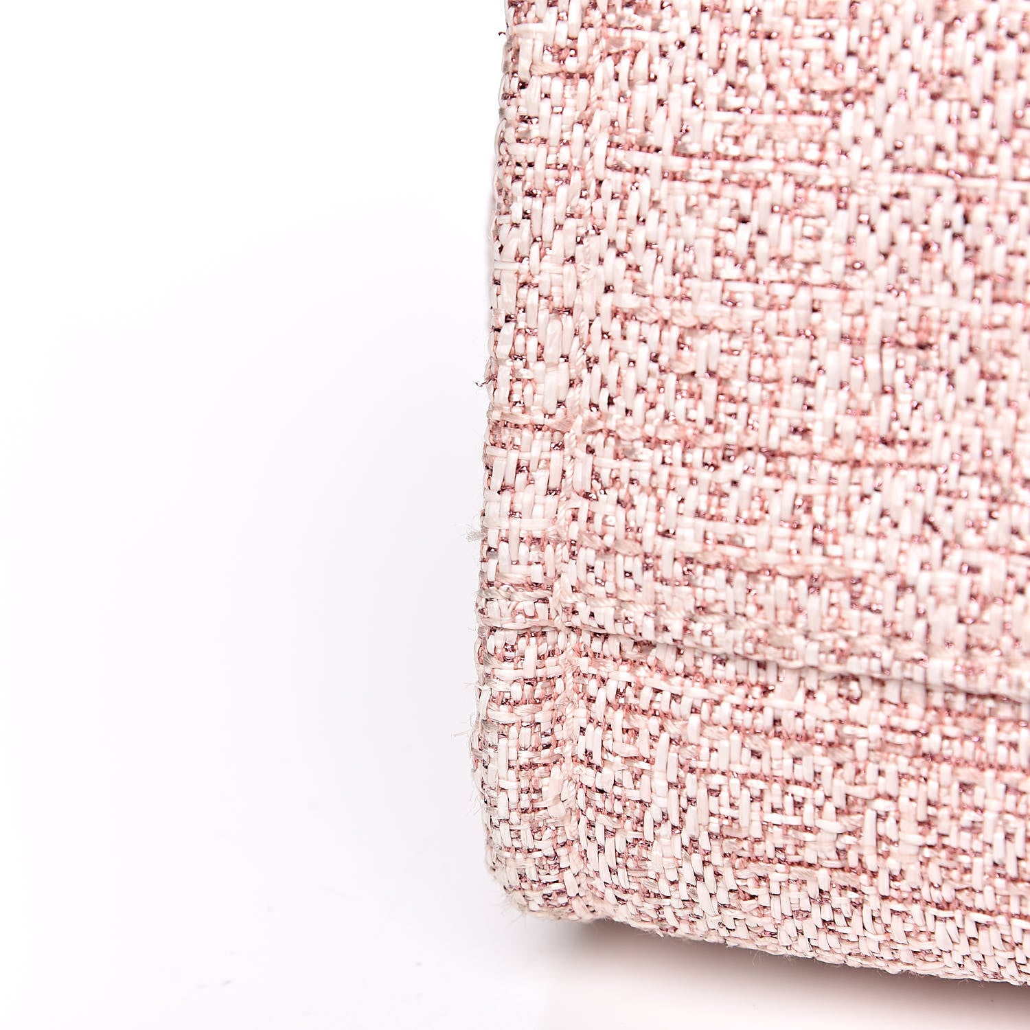 Chanel Straw Lurex Large Deauville Tote Pink 17 of 19