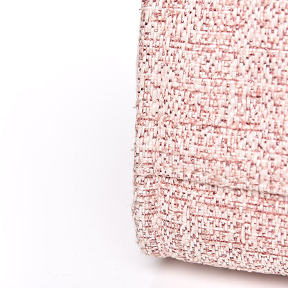 Chanel Straw Lurex Large Deauville Tote Pink 17 of 19