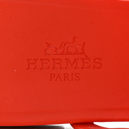 Hermes Rubber Chaine d'Ancre Nude Sandals 36 Pavot 8 of 11