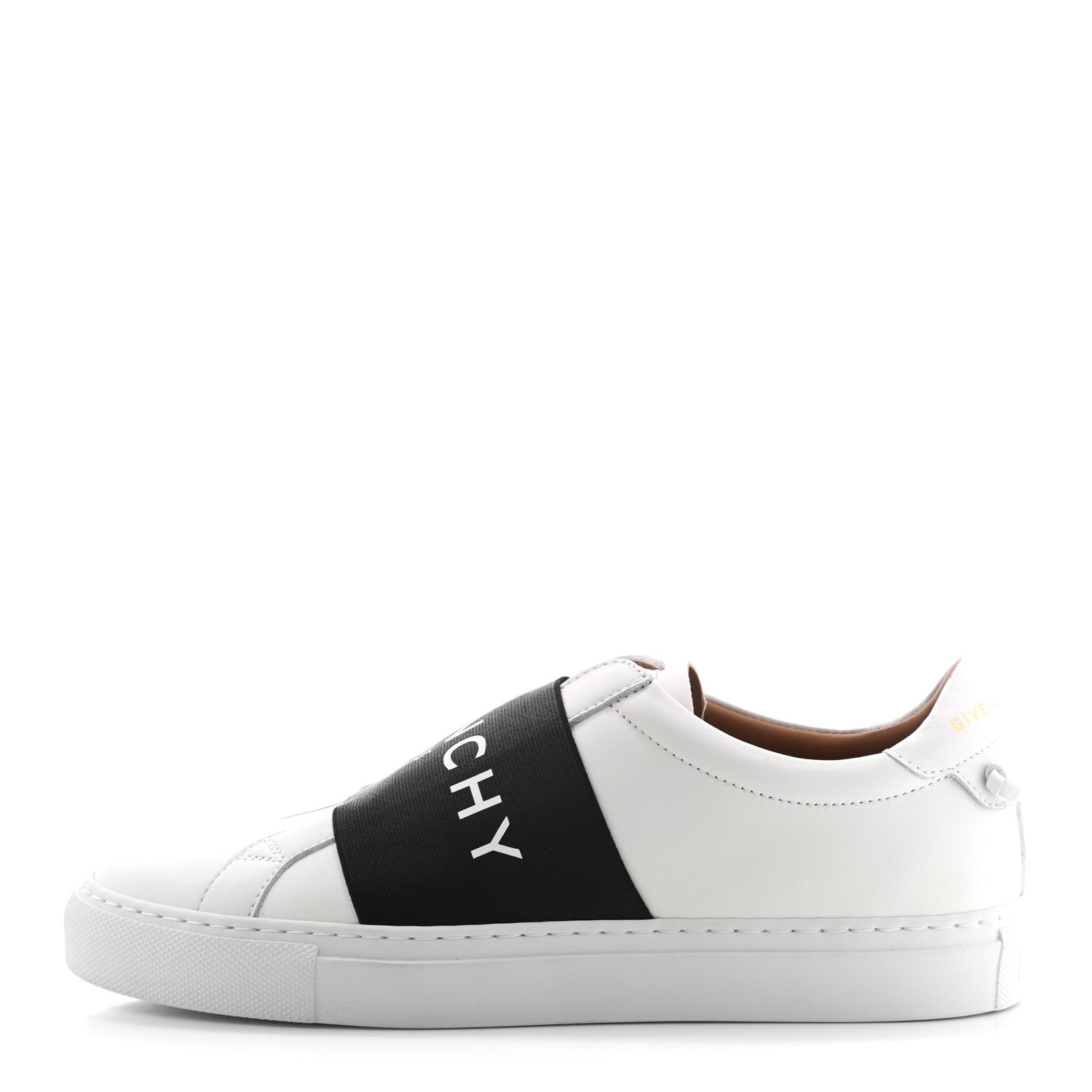 Givenchy Calfskin Band Logo Womens Urban Street Sneakers 38.5 White Black 1 of 9