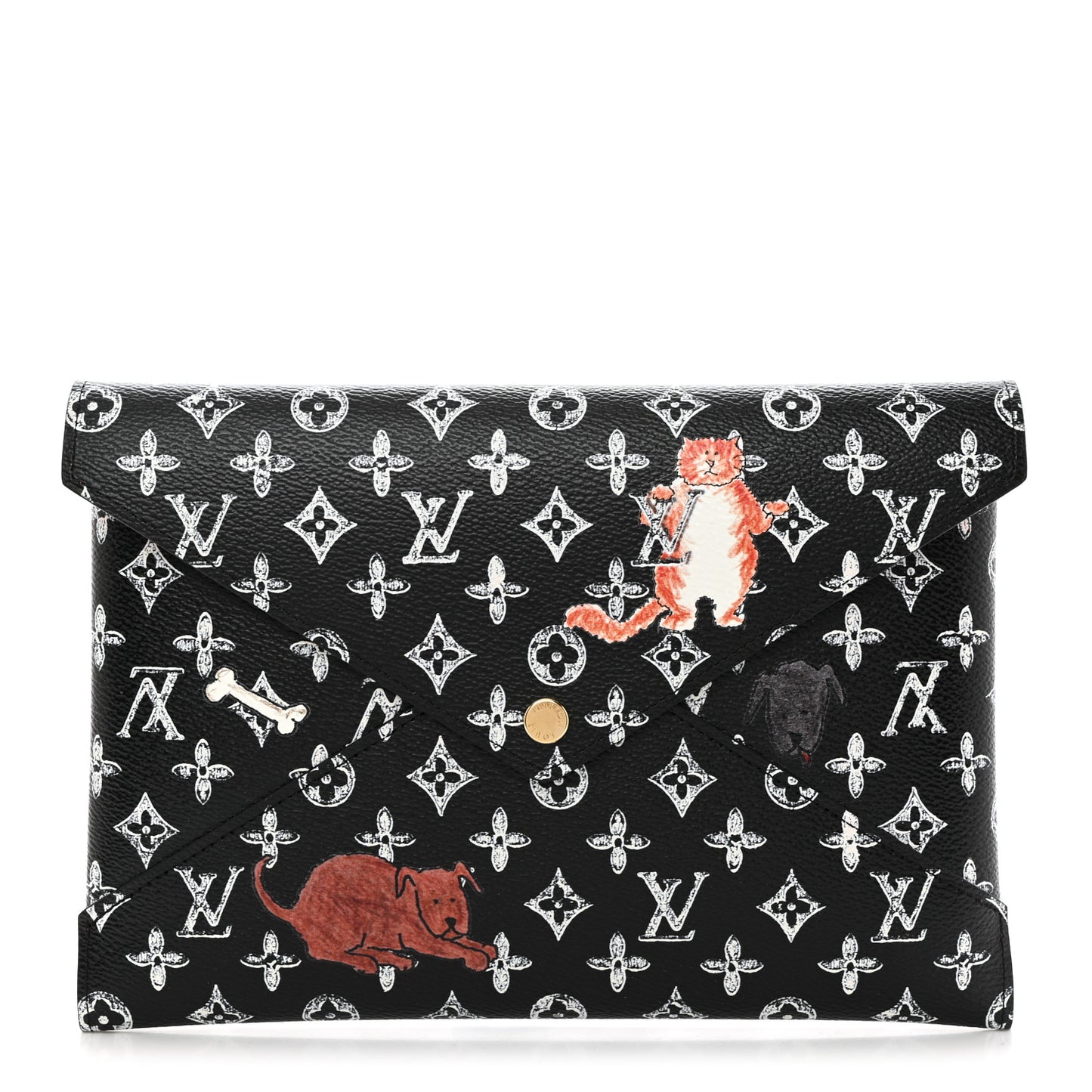 Catogram Kirigami Pochette Set Black