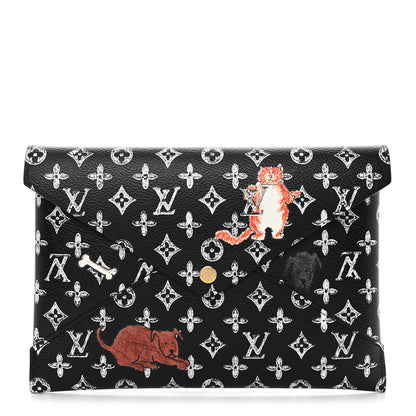 Louis Vuitton Catogram Kirigami Pochette Set Black 3 of 16