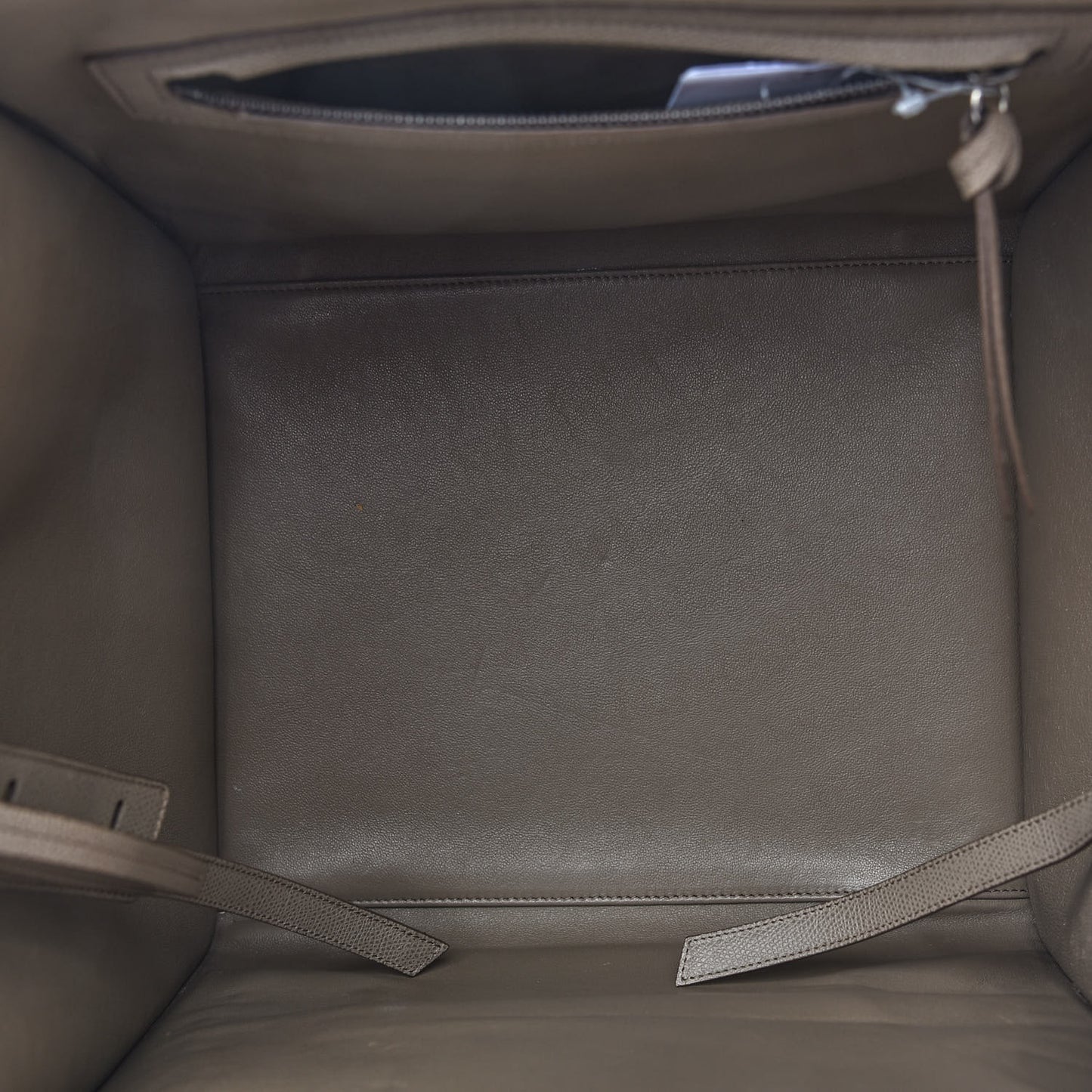 Baby Grained Calfskin Medium Phantom Luggage Taupe