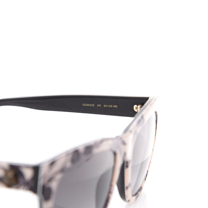 Gucci Acetate Herbarium Print Square Frame Sunglasses GG0032S Grey 5 of 6