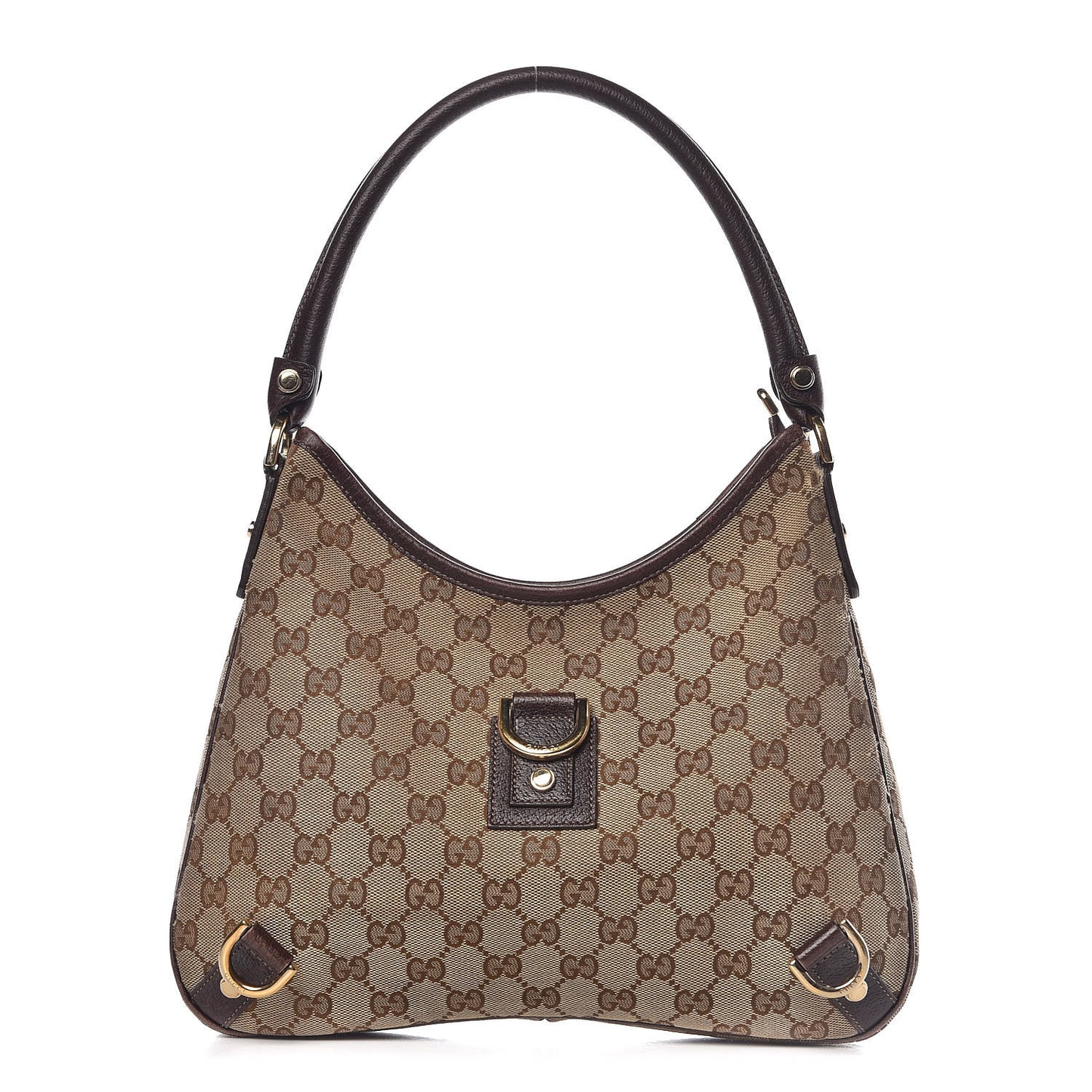 Monogram Medium Abbey D Ring Hobo Brown