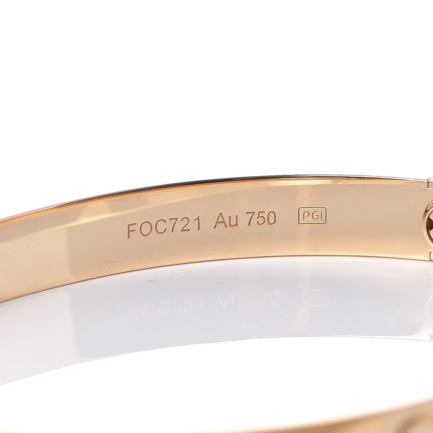 Cartier 18K Yellow Gold LOVE Bracelet 18 5 of 8