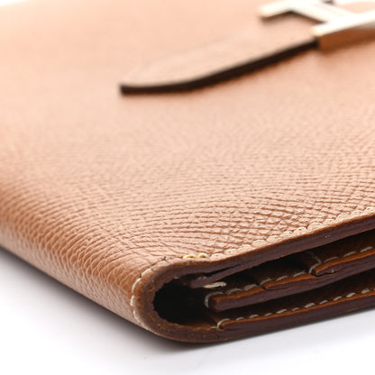 Hermes Epsom Bearn Gusset Wallet Gold 34 of 40
