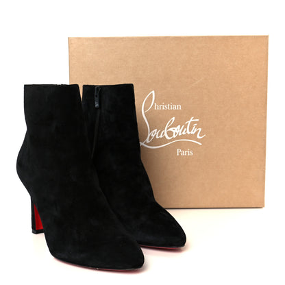 Christian Louboutin Suede Suprabooty 85 Ankle Boots 39.5 Black 9 of 9