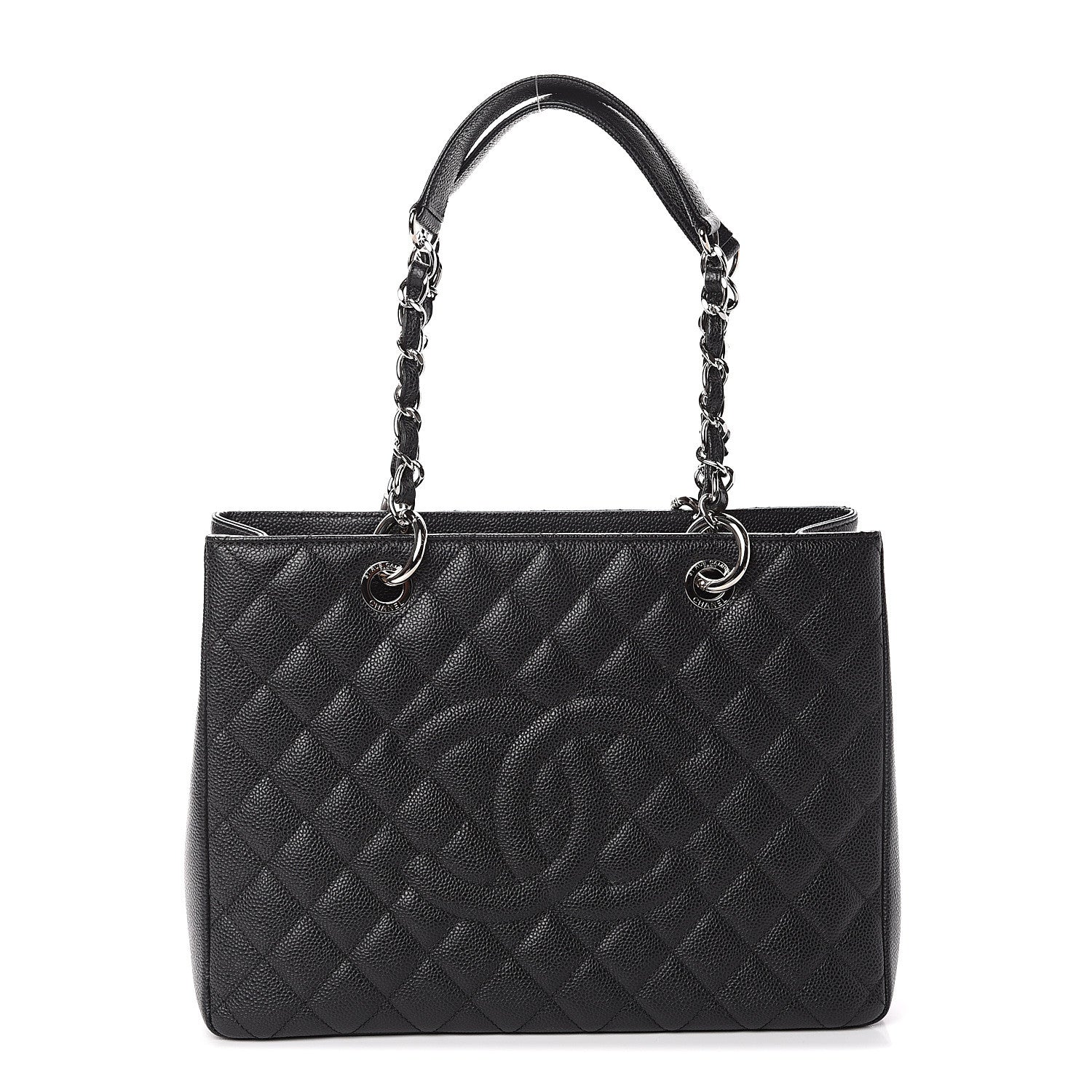 Chanel Caviar Quilted Grand Shopping Tote GST Black 1 of 9