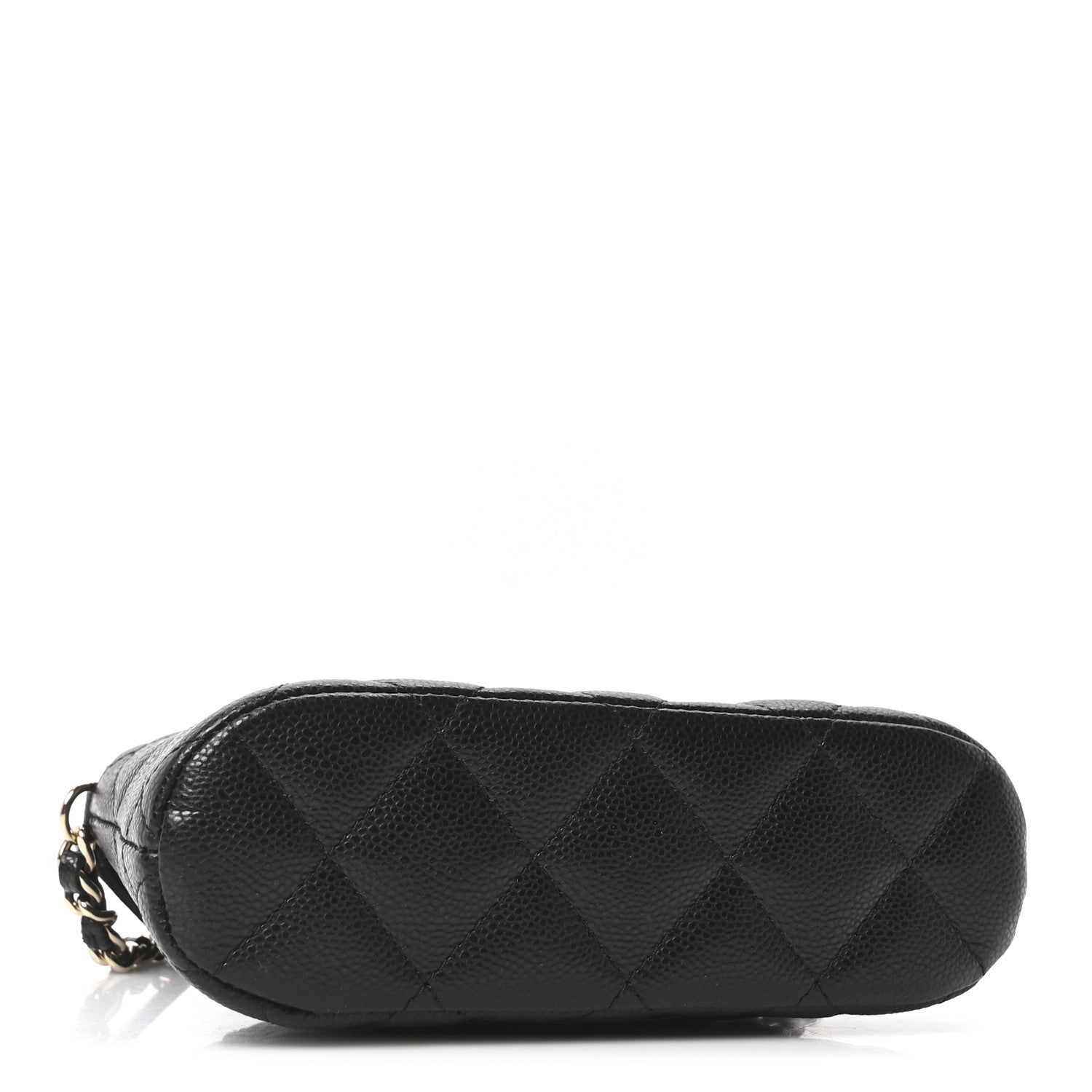 Chanel Caviar Quilted Classic Clutch With Chain Black 4 of 11
