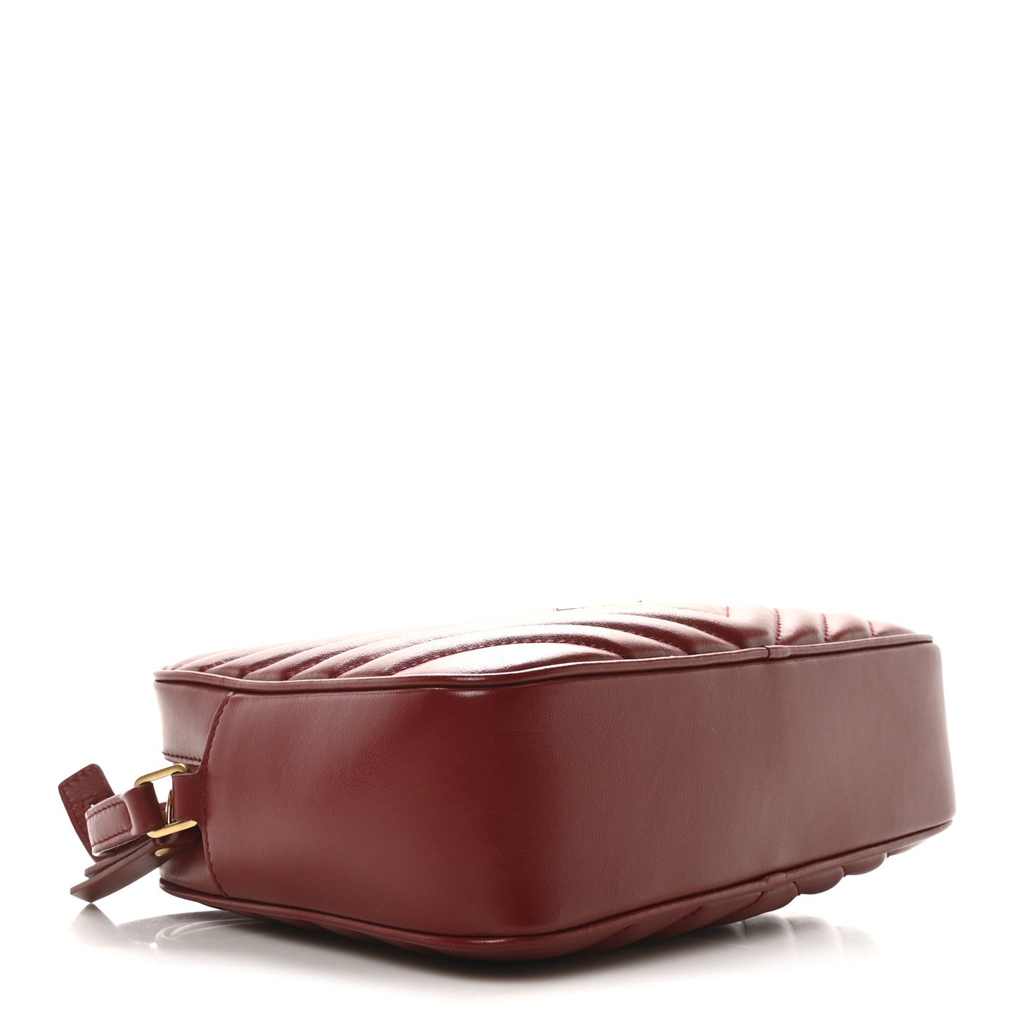 Calfskin Matelasse Monogram Lou Camera Bag Opyum Red