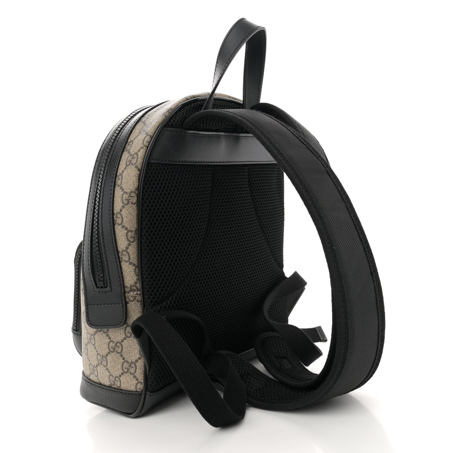 GG Supreme Monogram Small Eden Day Backpack Black