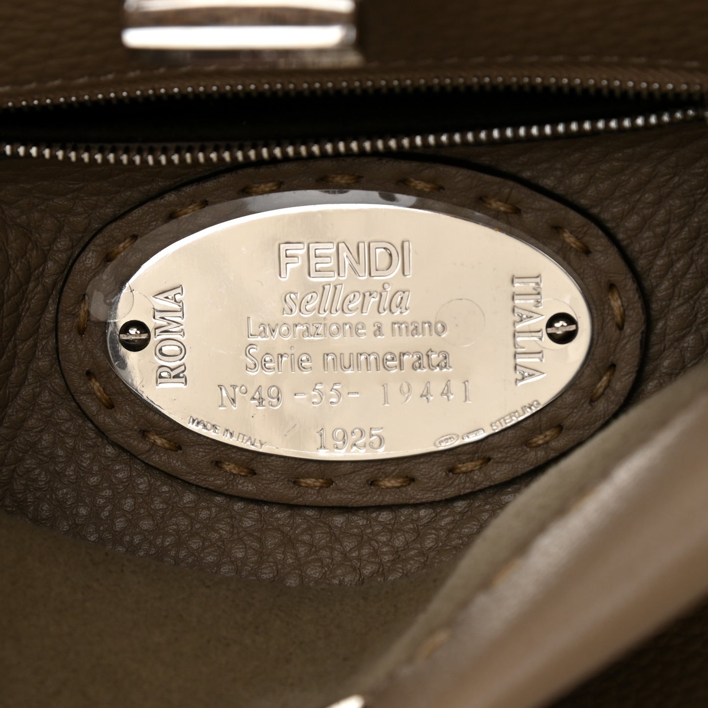 Cuoio Romano Snakeskin Selleria Mini Peekaboo Iconic Satchel Corda White