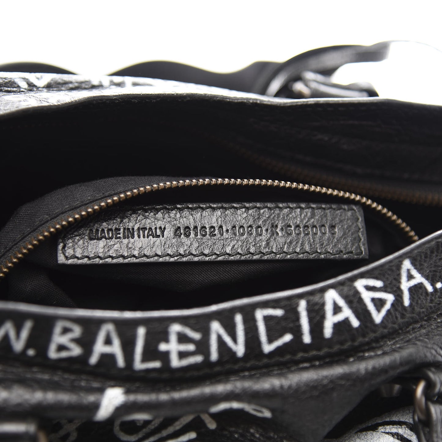 Agneau Classic Hardware Graffiti All Over S City Black