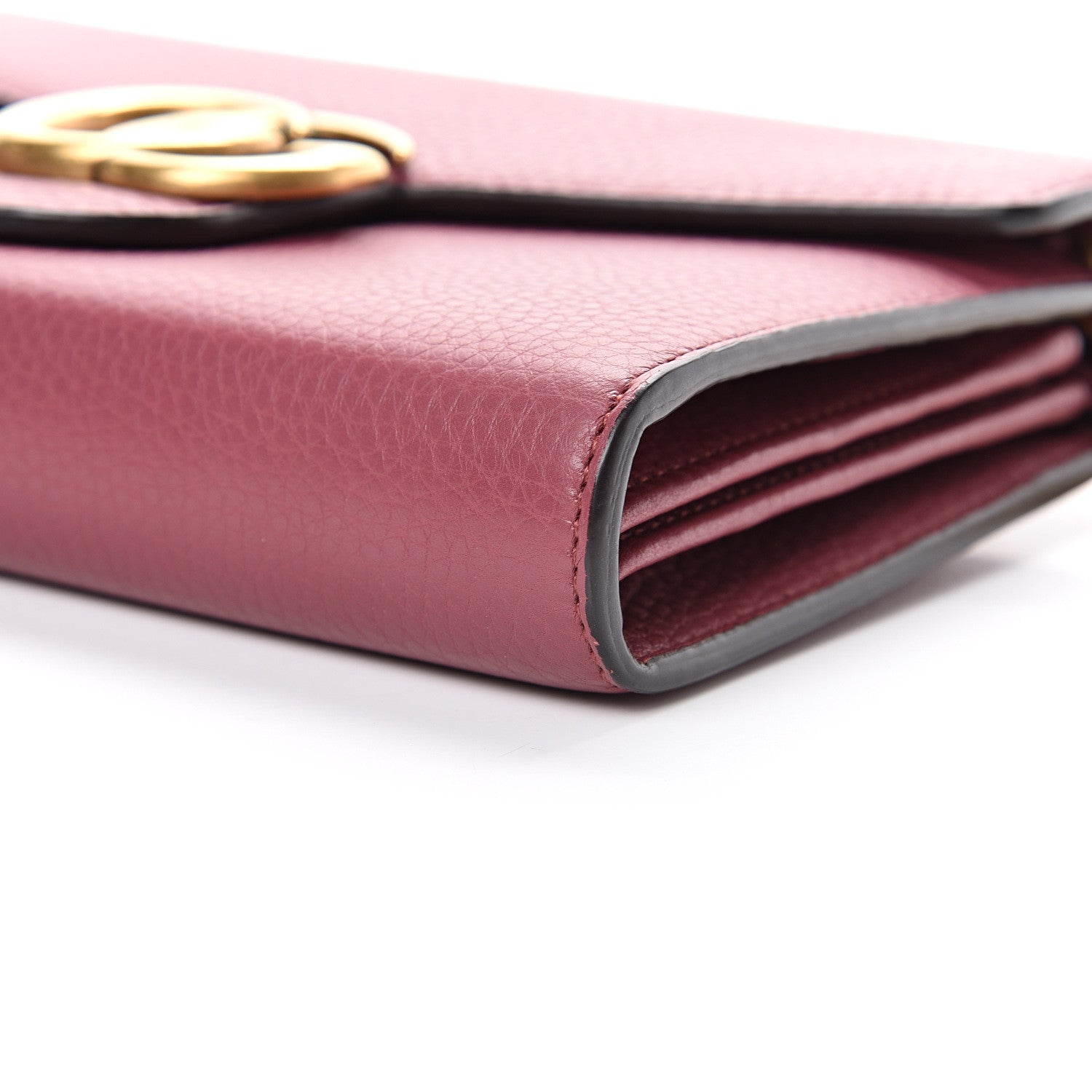 Gucci Cellarius Calfskin GG Marmont Chain Wallet Dry Rose 11 of 12