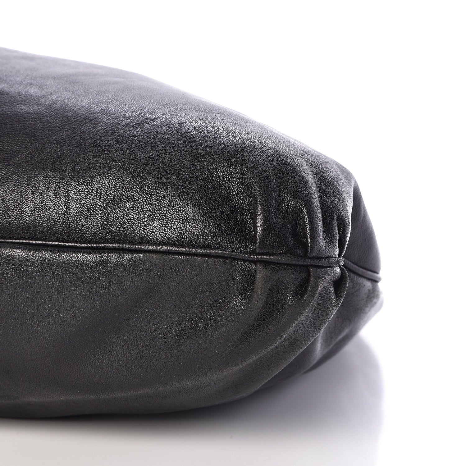 Fendi Sheepskin Zipper Hobo Black 10 of 10
