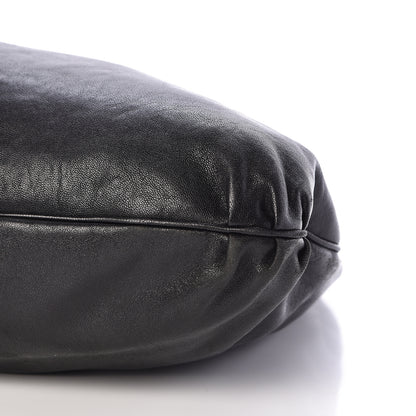 Fendi Sheepskin Zipper Hobo Black 10 of 10