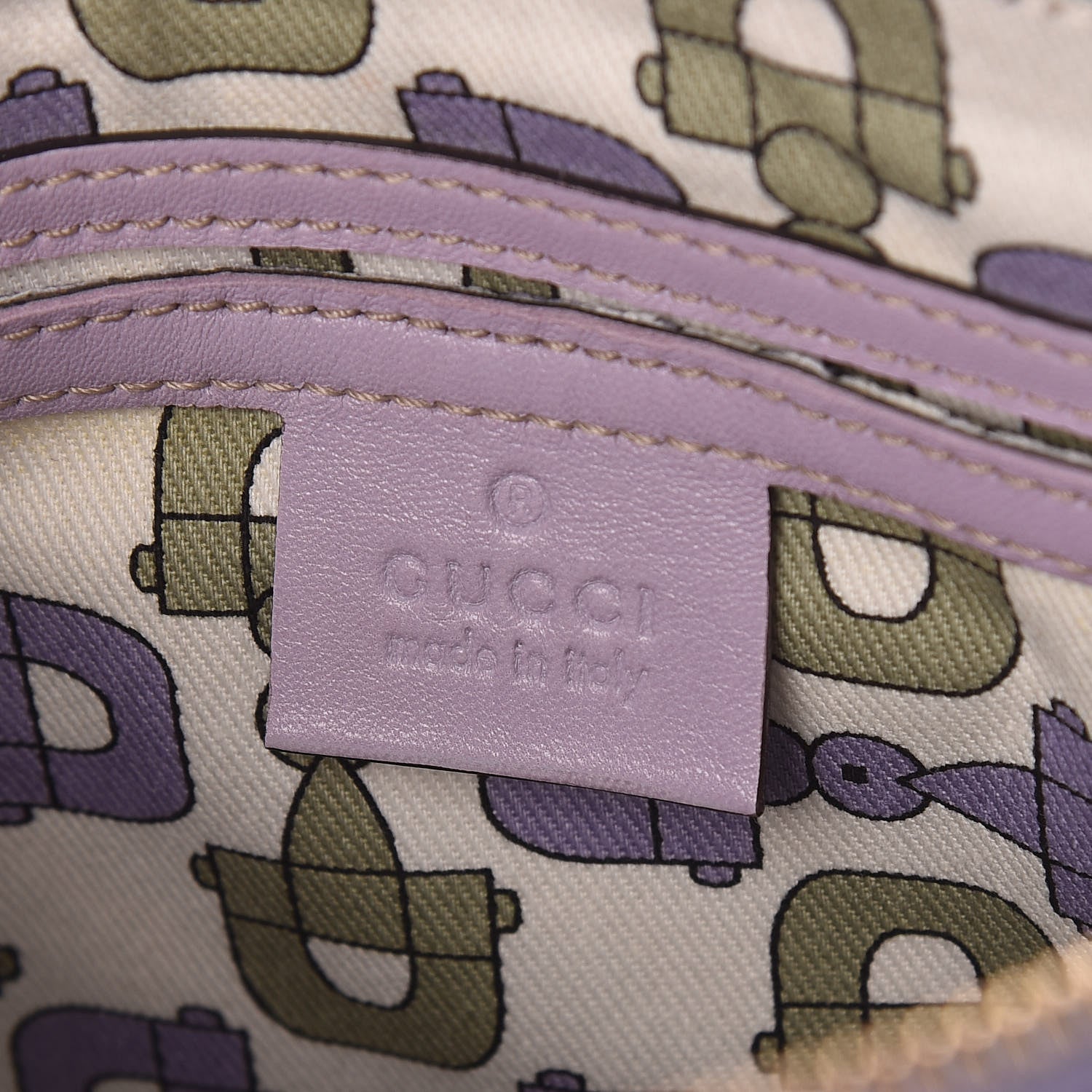 Gucci Guccissima Small Joy Boston Purple 6 of 10