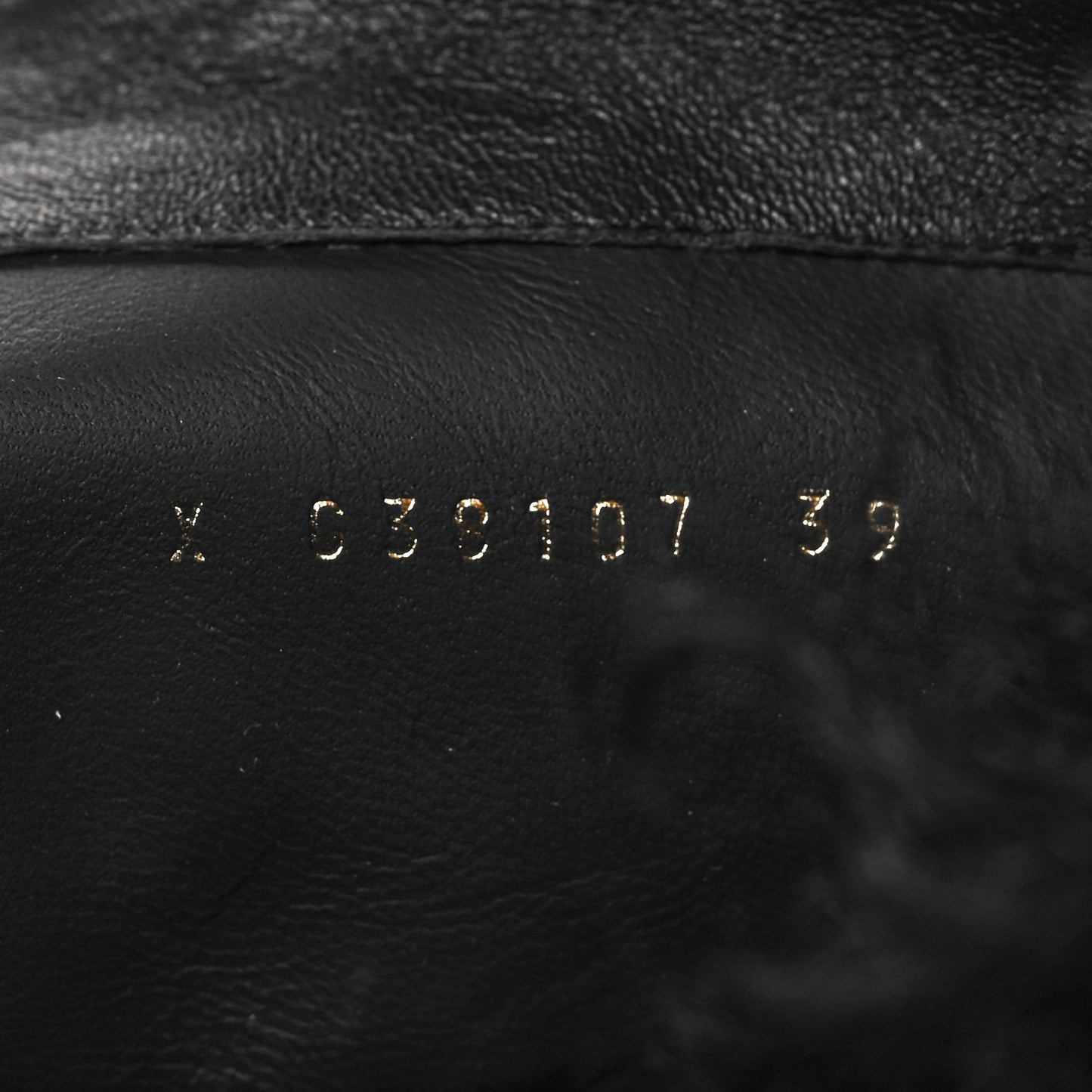 Shearling Sheepskin High Boots 39 Black