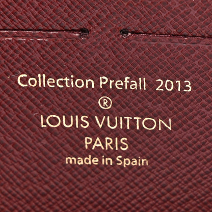 Louis Vuitton Damier Paillettes Zippy Wallet Red 7 of 12