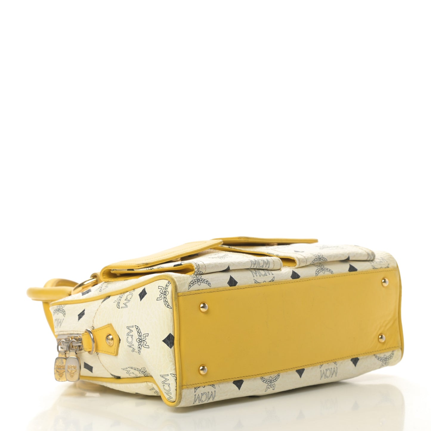 Visetos Satchel White Yellow