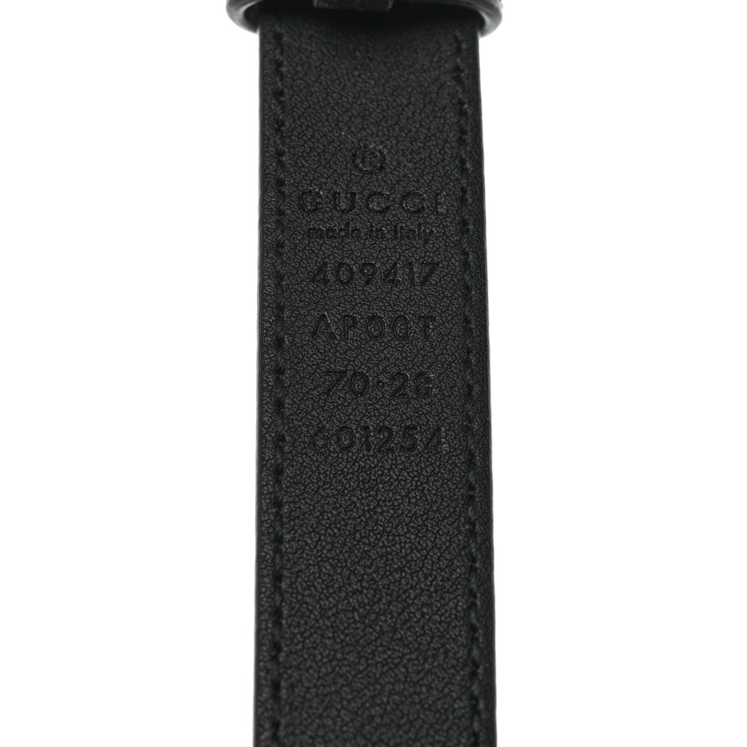 Gucci Calfskin Double G 20mm Belt 70 28 Black 5 of 6