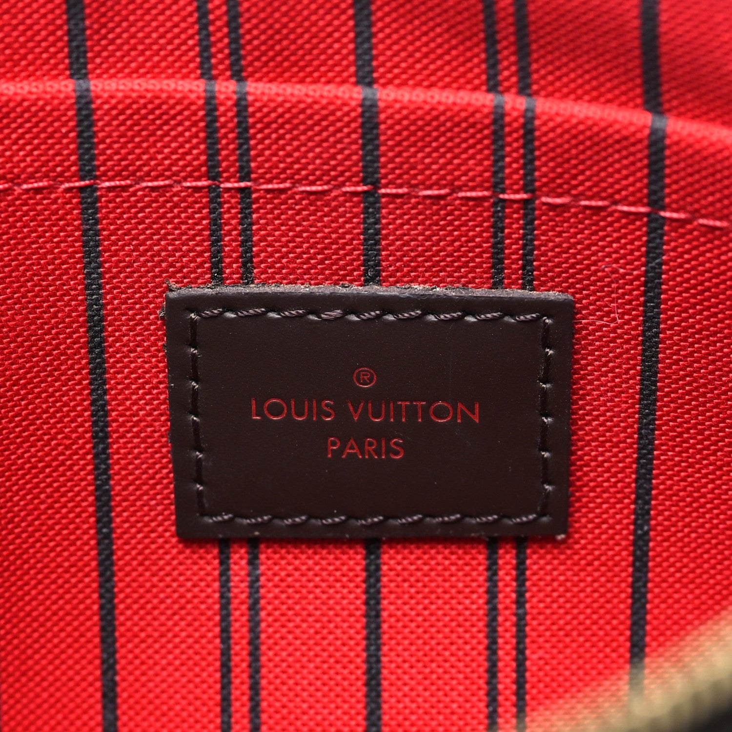 Louis Vuitton Damier Ebene Neverfull MM GM Pochette 6 of 7