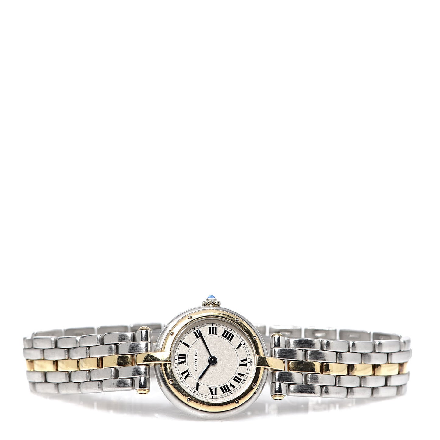 Stainless Steel 18K Yellow Gold 24mm Panthere Vendome Quartz Watch