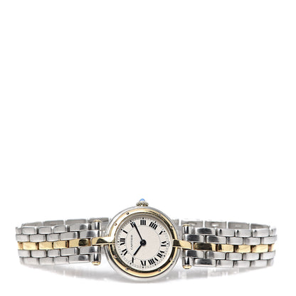 Cartier Stainless Steel 18K Yellow Gold 24mm Panthere Vendome Quartz Watch 3 of 6