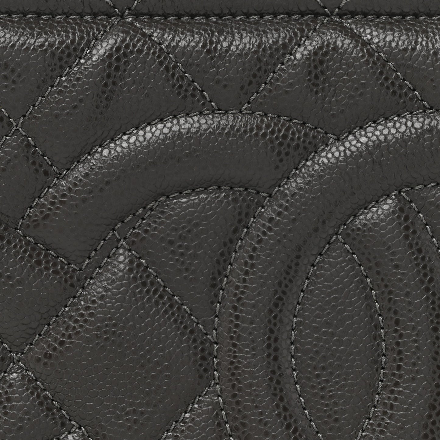 Caviar Timeless CC Soft Tote Dark Grey