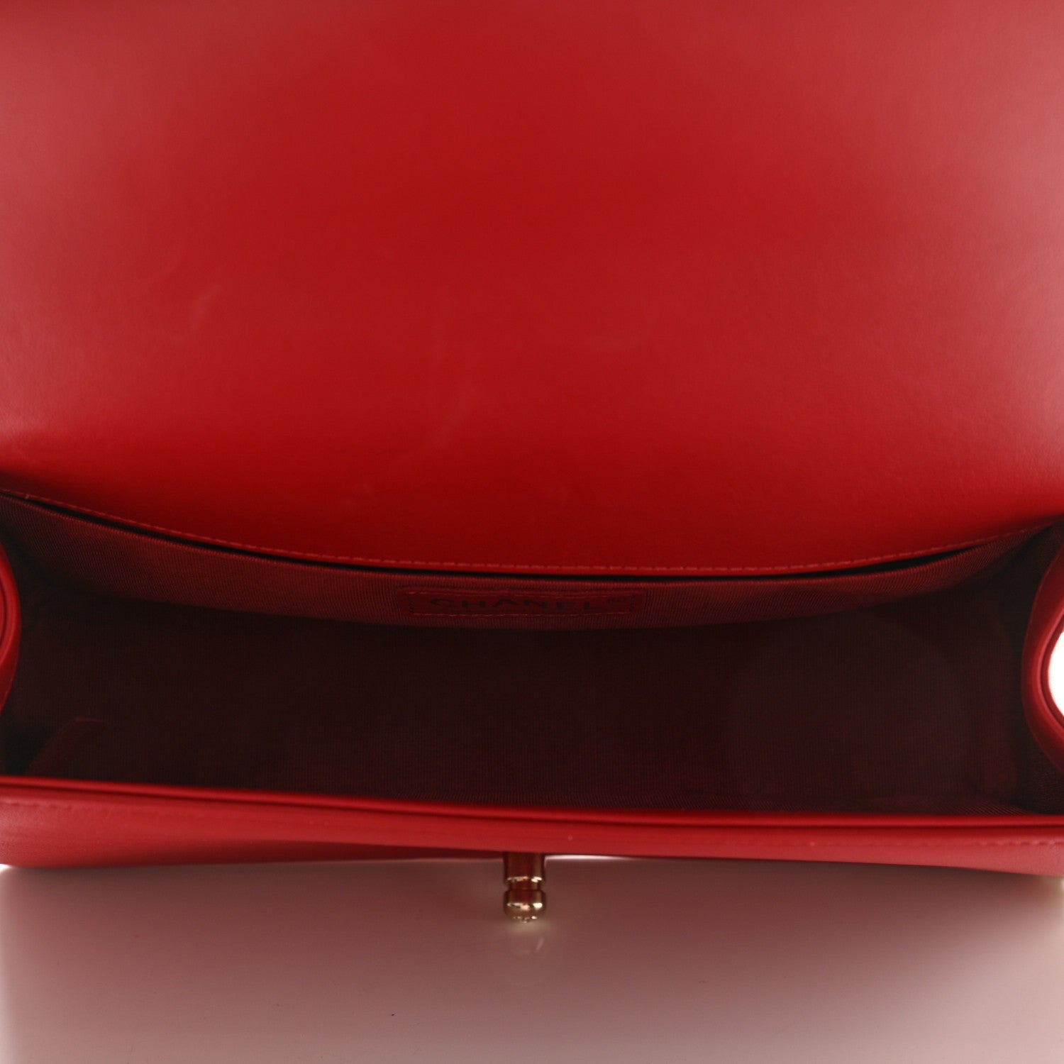 Chanel Lambskin Quilted Medium Boy Flap Red 5 of 11