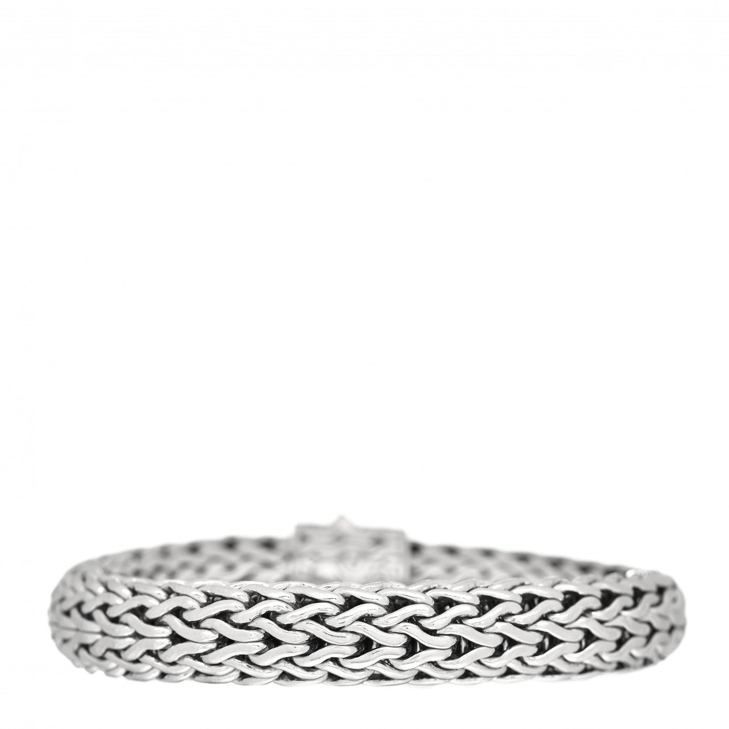 Sterling Silver Diamond 10.5mm Classic Chain Bracelet