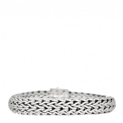 John Hardy Sterling Silver Diamond 10.5mm Classic Chain Bracelet 3 of 4