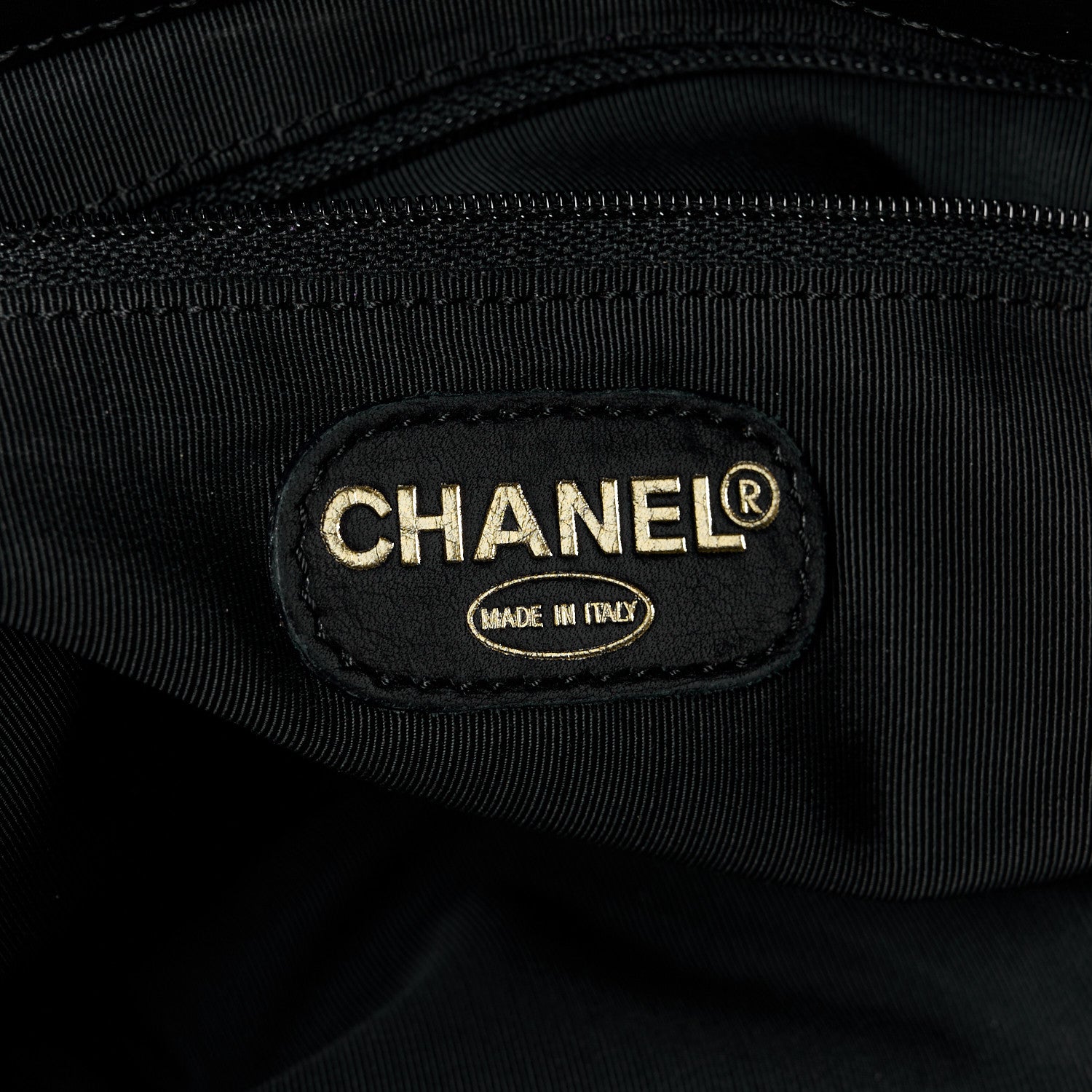 Chanel Lambskin Chain Small CC Tote Black 6 of 11