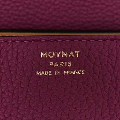 Moynat Taurillon Blush Rejane Nano Eggplant 7 of 9
