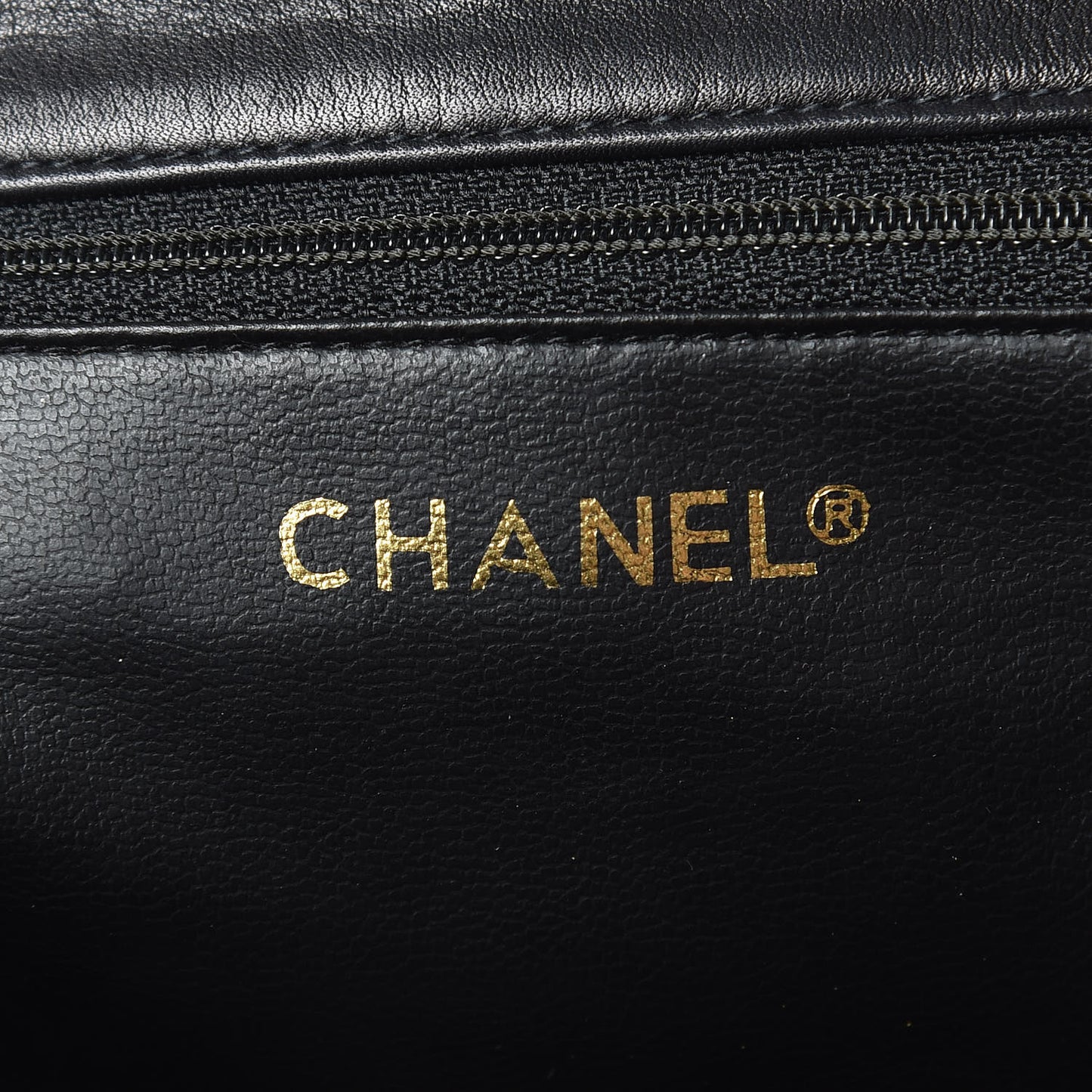 Lambskin Quilted Backpack Black
